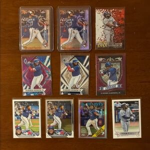 Vladimir Guerrero Jr 10 Card Lot